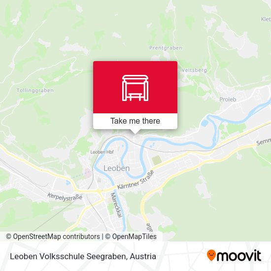 Leoben Volksschule Seegraben map