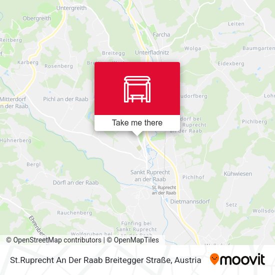 St.Ruprecht An Der Raab Breitegger Straße map