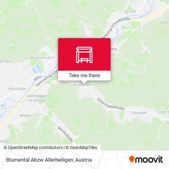 Blumental Abzw Allerheiligen map