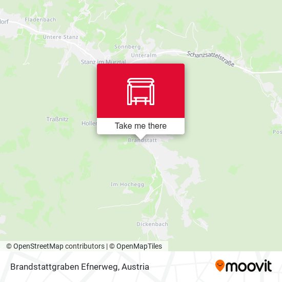 Brandstattgraben Efnerweg map