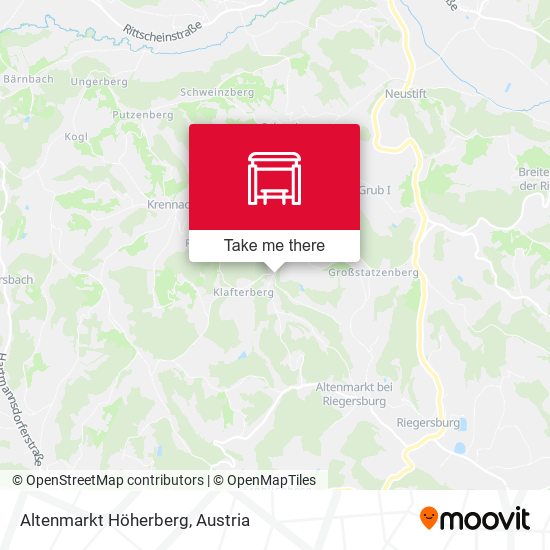 Altenmarkt Höherberg map