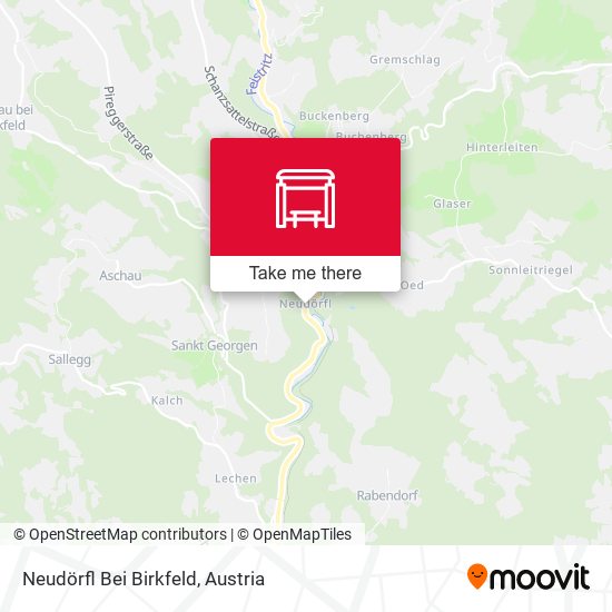 Neudörfl Bei Birkfeld map