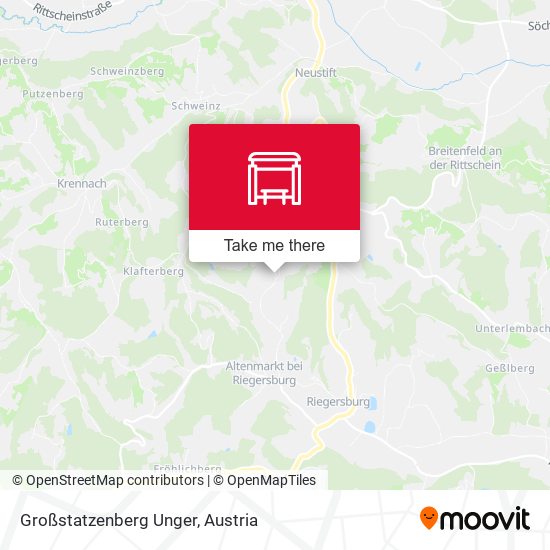 Großstatzenberg Unger map