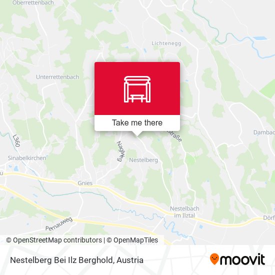 Nestelberg Bei Ilz Berghold map