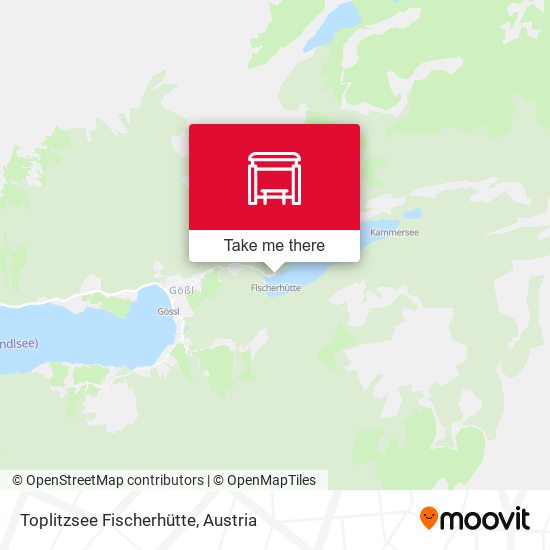 Toplitzsee Fischerhütte map