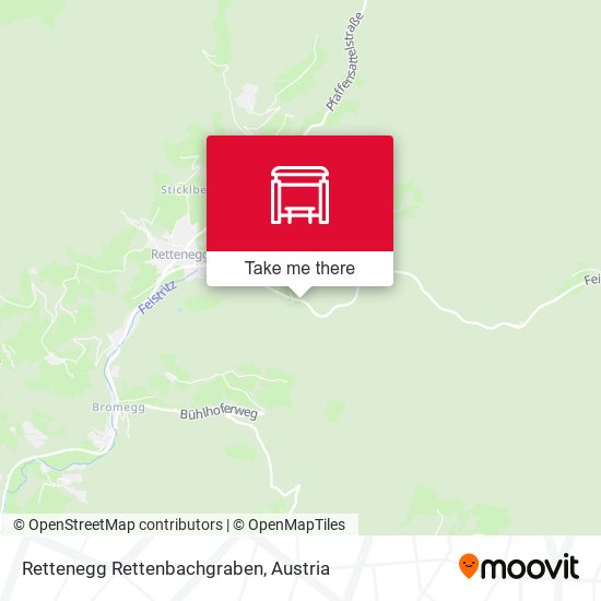Rettenegg Rettenbachgraben map