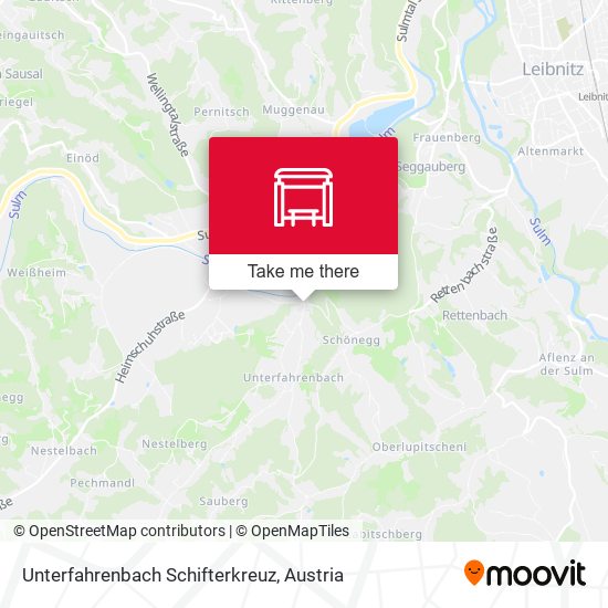 Unterfahrenbach Schifterkreuz map