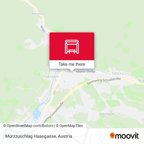 Mürzzuschlag Haasgasse map