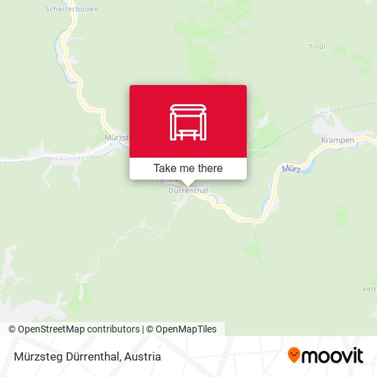 Mürzsteg Dürrenthal map