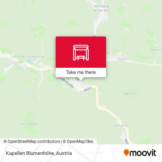 Kapellen Blumenhöhe map