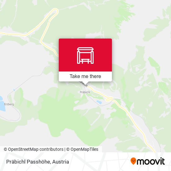 Präbichl Passhöhe map