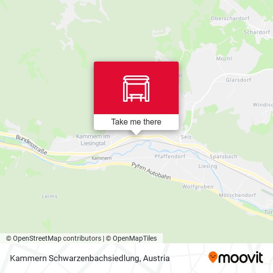 Kammern Schwarzenbachsiedlung map