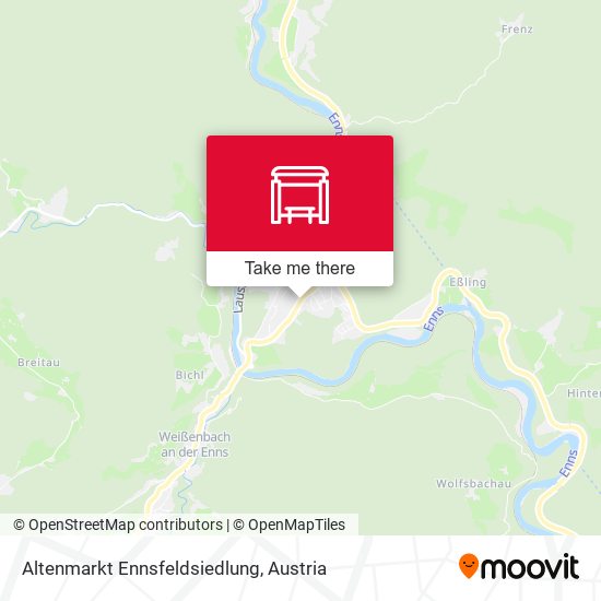 Altenmarkt Ennsfeldsiedlung map