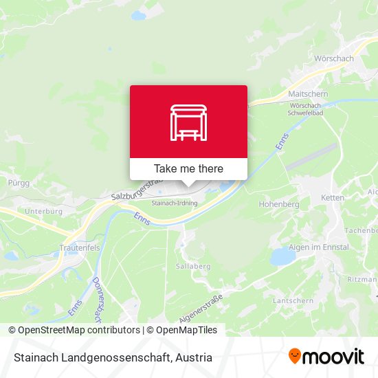 Stainach Landgenossenschaft map