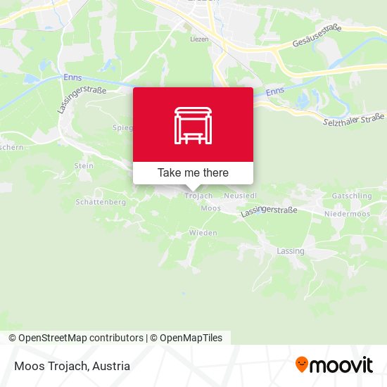 Moos Trojach map