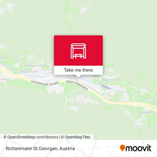 Rottenmann St.Georgen map