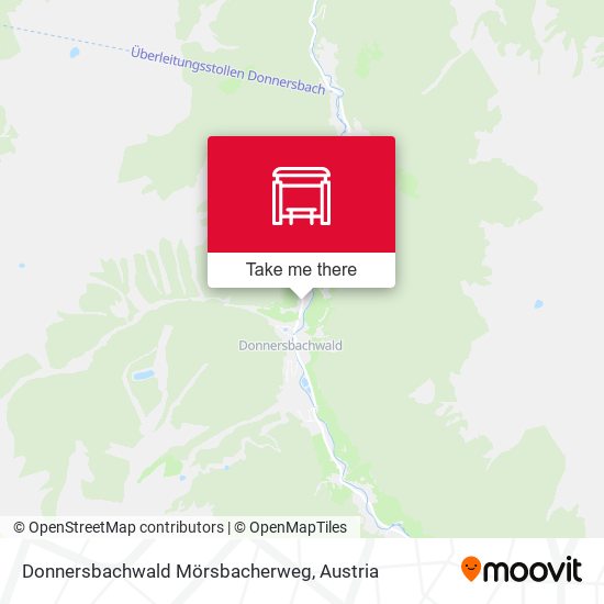 Donnersbachwald Mörsbacherweg map