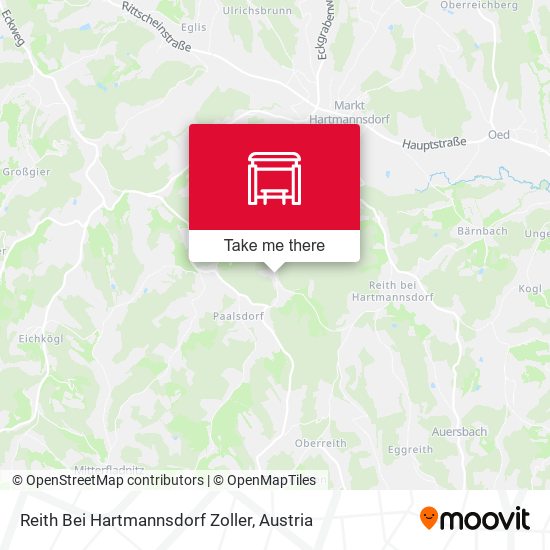 Reith Bei Hartmannsdorf Zoller map