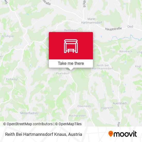 Reith Bei Hartmannsdorf Knaus map