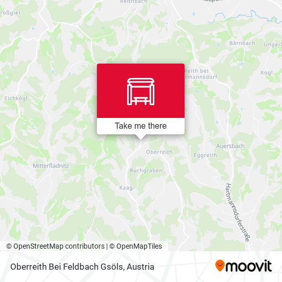 Oberreith Bei Feldbach Gsöls map