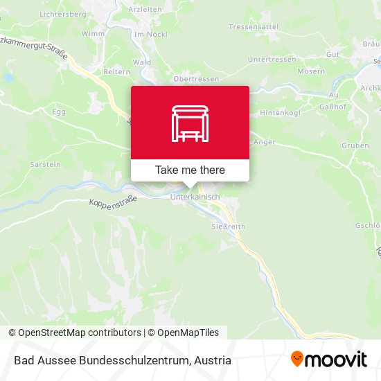 Bad Aussee Bundesschulzentrum map