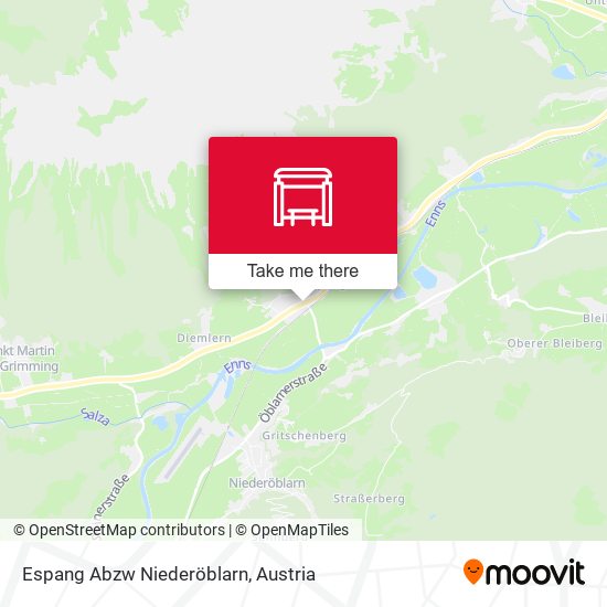 Espang Abzw Niederöblarn map