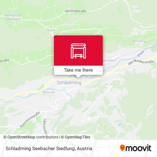 Schladming Seebacher Siedlung map