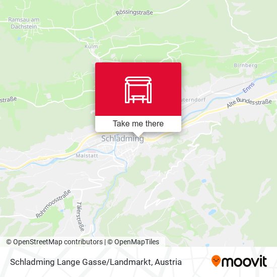 Schladming Lange Gasse / Landmarkt map