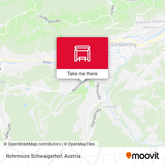 Rohrmoos Schwaigerhof map