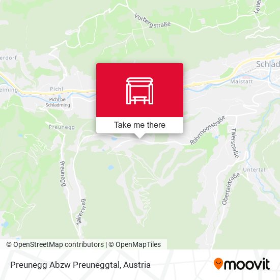 Preunegg Abzw Preuneggtal map