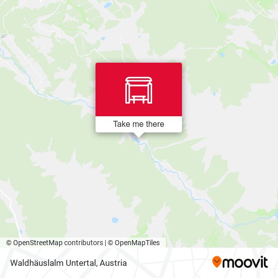 Waldhäuslalm Untertal map