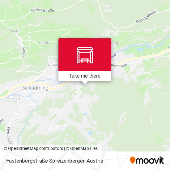 Fastenbergstraße Spreizenberger map
