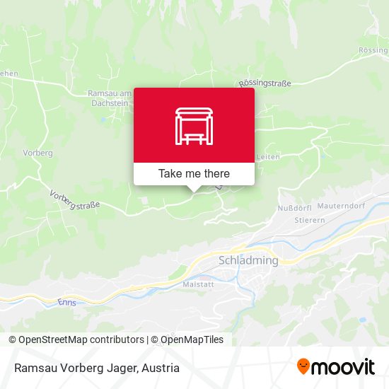 Ramsau Vorberg Jager map