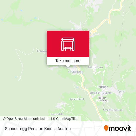 Schaueregg Pension Kisela map