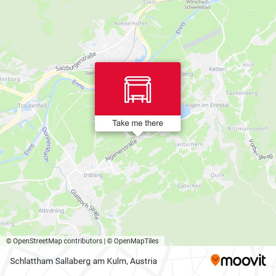 Schlattham Sallaberg am Kulm map