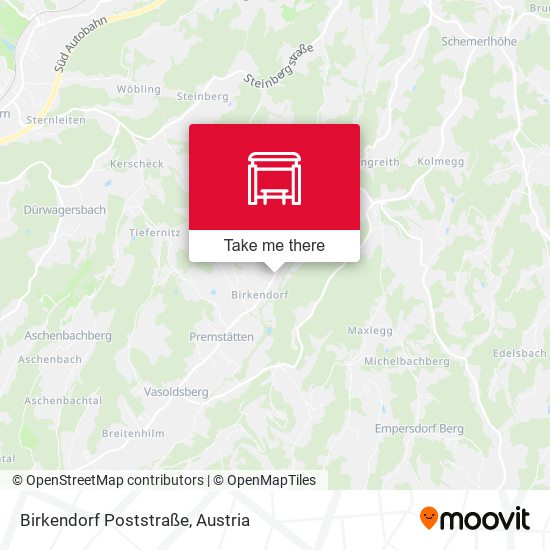 Birkendorf Poststraße map