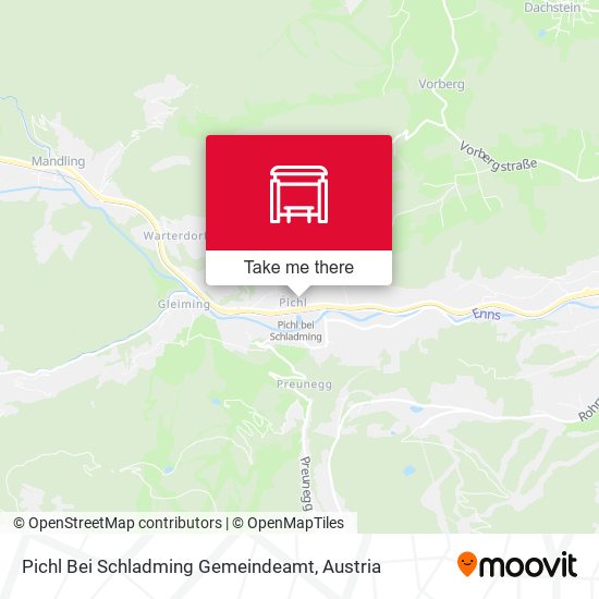 Pichl Bei Schladming Gemeindeamt map