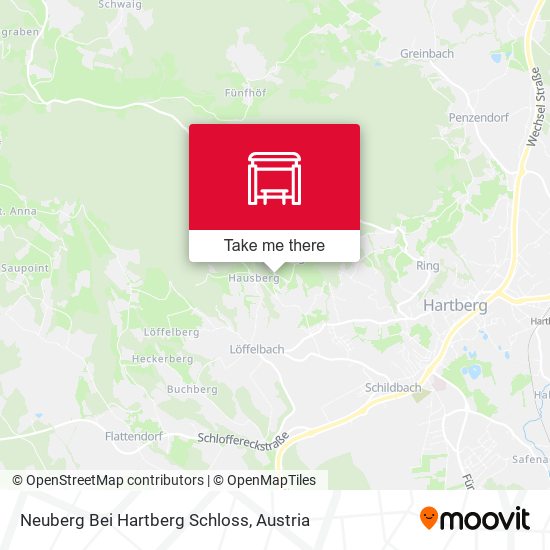 Neuberg Bei Hartberg Schloss map