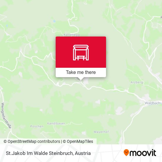 St.Jakob Im Walde Steinbruch map