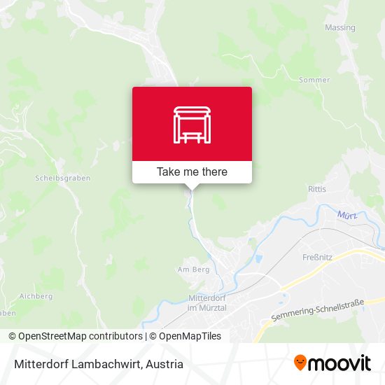 Mitterdorf Lambachwirt map