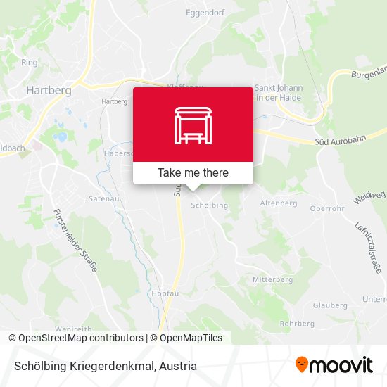 Schölbing Kriegerdenkmal map