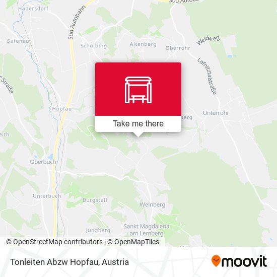 Tonleiten Abzw Hopfau map
