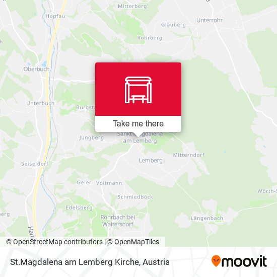 St.Magdalena am Lemberg Kirche map