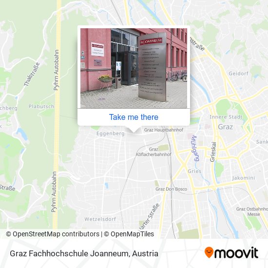 Graz Fachhochschule Joanneum map