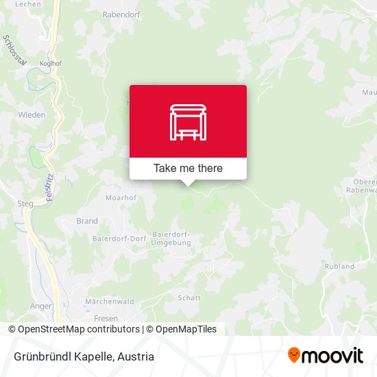 Grünbründl Kapelle map