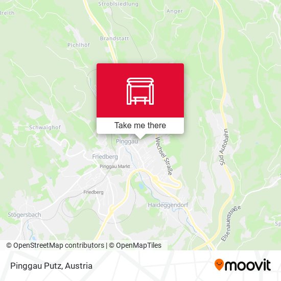 Pinggau Putz map