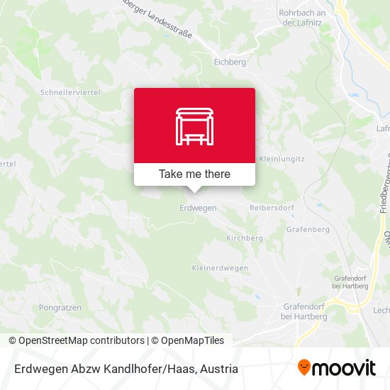 Erdwegen Abzw Kandlhofer/Haas map