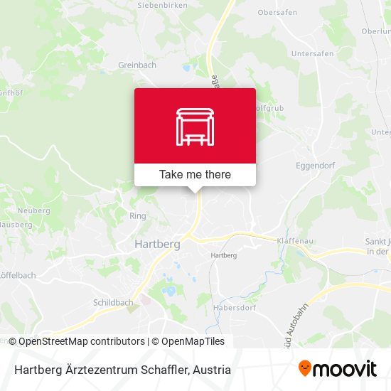 Hartberg Ärztezentrum Schaffler map