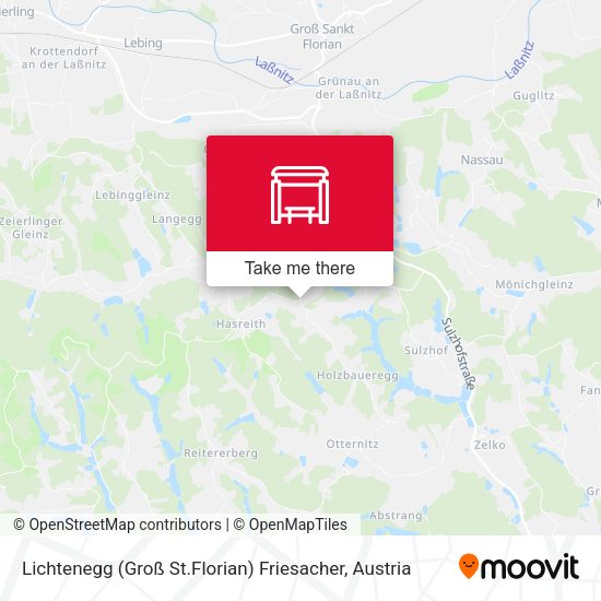 Lichtenegg (Groß St.Florian) Friesacher map