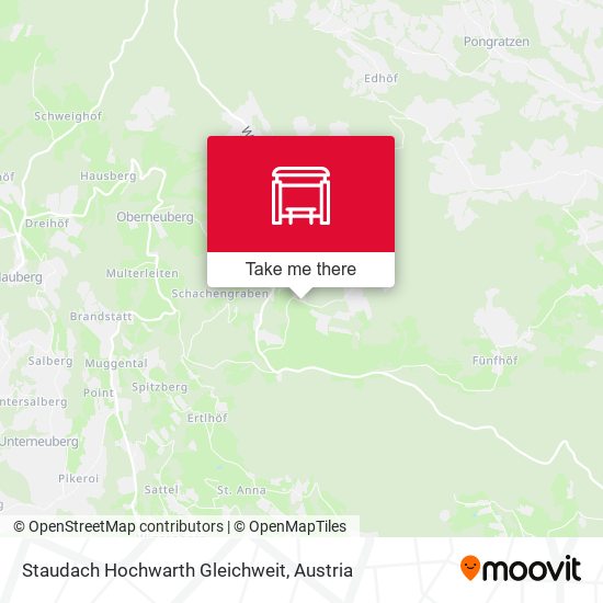 Staudach Hochwarth Gleichweit map